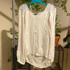 American Eagle White Blouse